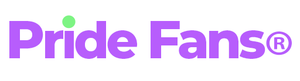Pride Fans Logo Custom Hand Fans for Pride Queer LGBTQ GAY Clack Hand Fans