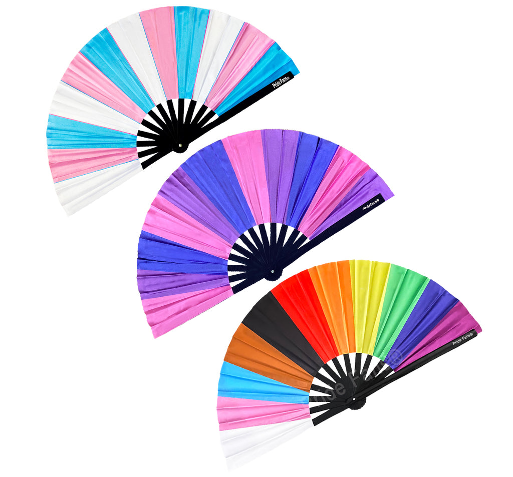Uprint Fans Bulk Large Fans for Pride | Pride Fans®