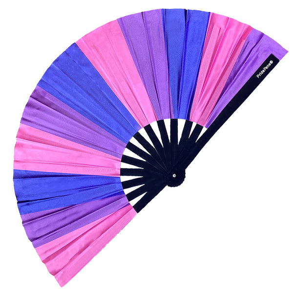 Large Hand Fan for Bisexual Pride