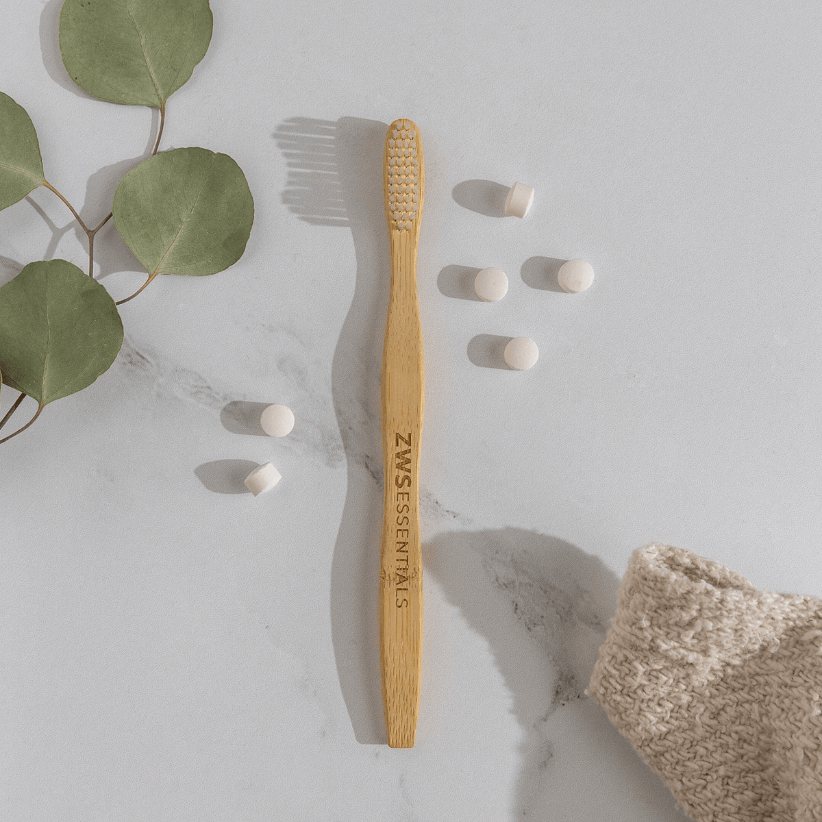 Bamboo Toothbrush - Adult - Zero Waste Toothbrush, Plastic Free, Compo ...