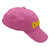 Pride Daddy Hat yellow letters pink color